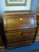 Pine Bureau with Five Drawers