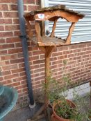 Wooden Bird Feeding Station