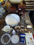 Mixed Lot Including Royal Crystal Rock Glassware,
