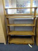 Pine Five Tier Shelving Unit