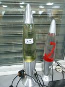 Two Lava Lamps