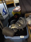 Box of Brown and Grey Wool