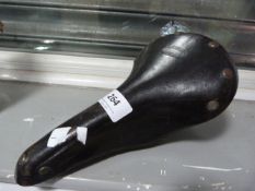 Vintage Brooks Leather Bicycle Saddle