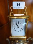 Brass Carriage Clock