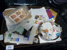 Tray of Assorted Stamps