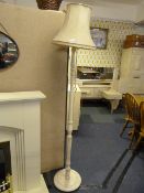 White Standard Lamp with Shade