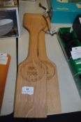*Natural Wood BBQ Tool Set