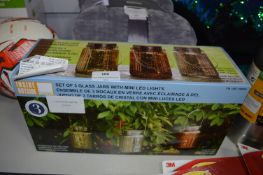 *Glass Jar LED Lights 3pk