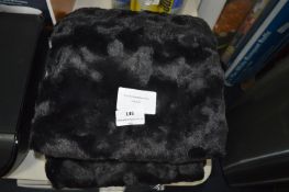 *Faux Fur Reversible Throw