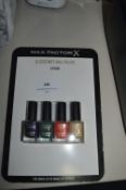 *Max Factor Glossfinity Nail Polish 4pk