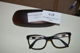 *Bvlgari Grey Marble Spectacle Frames