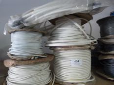 *3m Stater Lead, Spool of Alarm Cable and Four Spoo