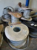 *Eight Spools of Assorted Grey Cable