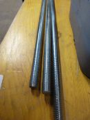 *Three 1m Lengths of Threaded Bar