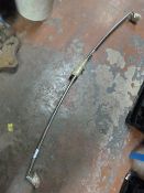 Curved Chrome Shower Rail