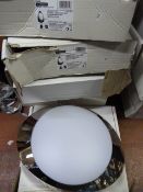 lSix Travelodge OVO Halo Chrome/Opal/Red Lamps