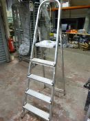 Four Tread Aluminium Steps