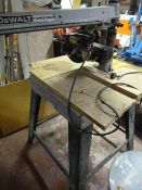 Dewalt Powershop Circular Saw on Stand