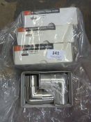 *Four Boxes of Two Q-Railing Tubular Angle Joints