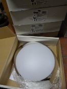 Six Travelodge OVO Halo Chrome/Opal/Red Lamps