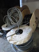 *Four Spools and a Roll of Assorted Balk and Grey C