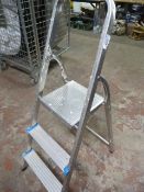 Two Tread Aluminium Steps