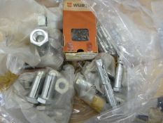 *Bag of Assorted Rawl Plugs, Screws, Bolts, etc.