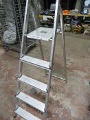 Four Tread Aluminium Steps