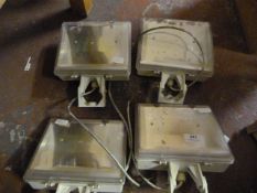 Four Eco-Flood CFL261 Floodlights