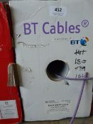 *Box Containing Cat6 U/UTP LSZH Cable
