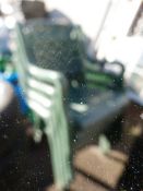 Four Plastic Garden Chairs