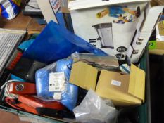 Box Containing Fire Blanket, First Aid Kit, etc.