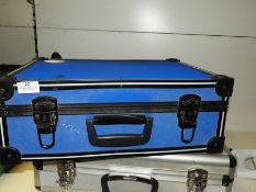 Blue Aluminium Flight Case