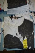 *Four Ellen Tracy T-Shirts (White & Black Glitter