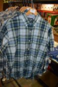 *The New Ivy Brand Shirt (Green & Blue Check) Size