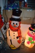 Large Light Up Snowman