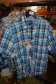 *The New Ivy Brand Shirt (Blue & Orange Check) Siz