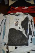 *Five Ellen Tracy T-Shirts (White & Black Glitter