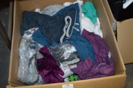 *Box Containing Assorted Pajamas, T-shirts, etc.