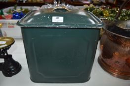 Painted Enamel Bread Bin