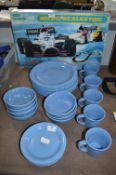 Large Quantity of Trade Winds Blue Dinner & Tea Wa