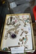 Selection of 925 Silver Jewellery Including Neckla
