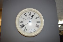 Circular Wall Clock Newgate London