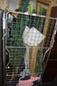 Cage Lot Containing Christmas Trees, Prints and Cl