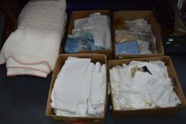 Five Boxes Containing a Large Quantity of Table &