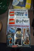 Three Lego Ultimate Sticker Collection Booklets