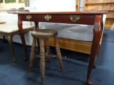 Mahogany Effect Hall Table