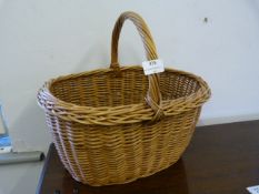 Cane Shopping Basket