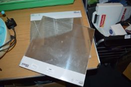 Two Packs of Four 30x30cm Mirrored Tiles