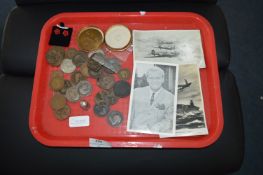 Tray Lot of British Pennies, David Whitfield Signe